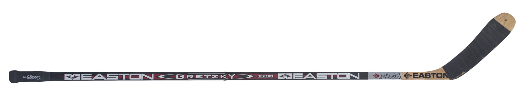 1996 Wayne Gretzky "12-4-1996" Game Used & Signed Easton Professional Model Hockey Stick (MeiGray & Beckett)